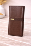 Men’s Long Bifold Wallet – Slim PU Leather Card Holder, Cash Organizer & Mobile Phone Wallet