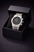 Hublot Classic Fusion Black Dial Watch – Titanium Luxury Timepiece