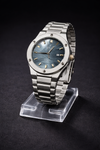 Hublot Classic Fusion Style Titanium Watch – Blue Sunburst Dial Luxury Men’s Wristwatch