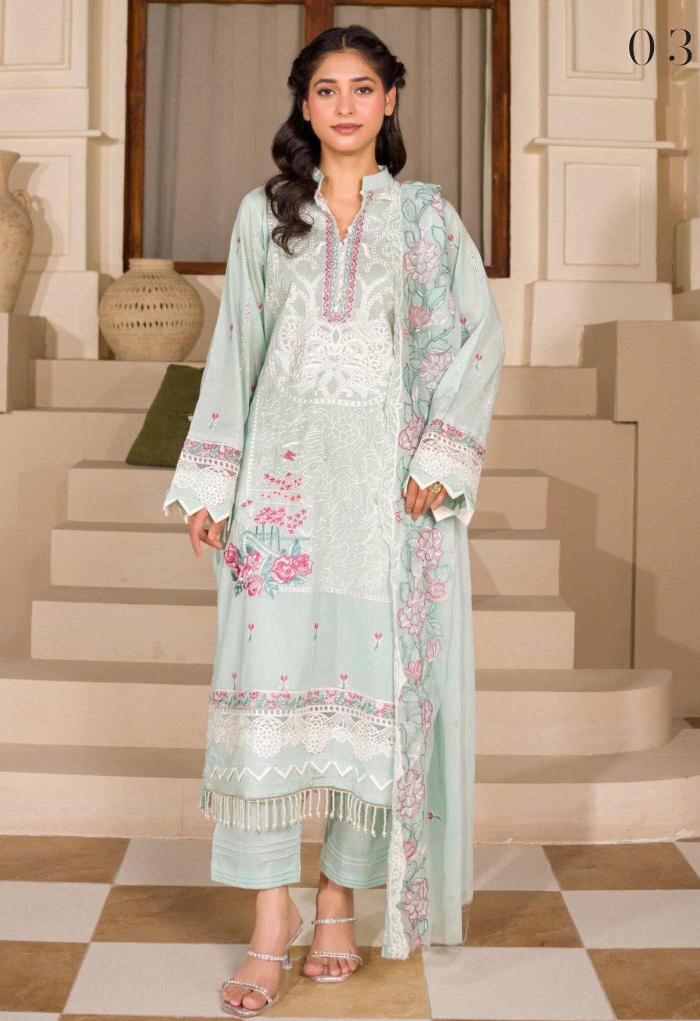 Manizay Premium Embroidered Lawn Unstitched Collection 2026 – Luxury Pakistani Women's Suit