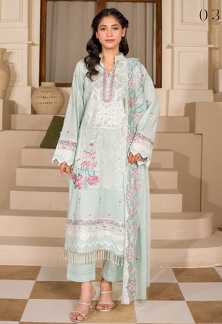 Manizay Premium Embroidered Lawn Unstitched Collection 2026 – Luxury Pakistani Women's Suit