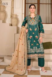 Manizay Premium Embroidered Lawn Unstitched Collection 2026 – Luxury Pakistani Women's Suit