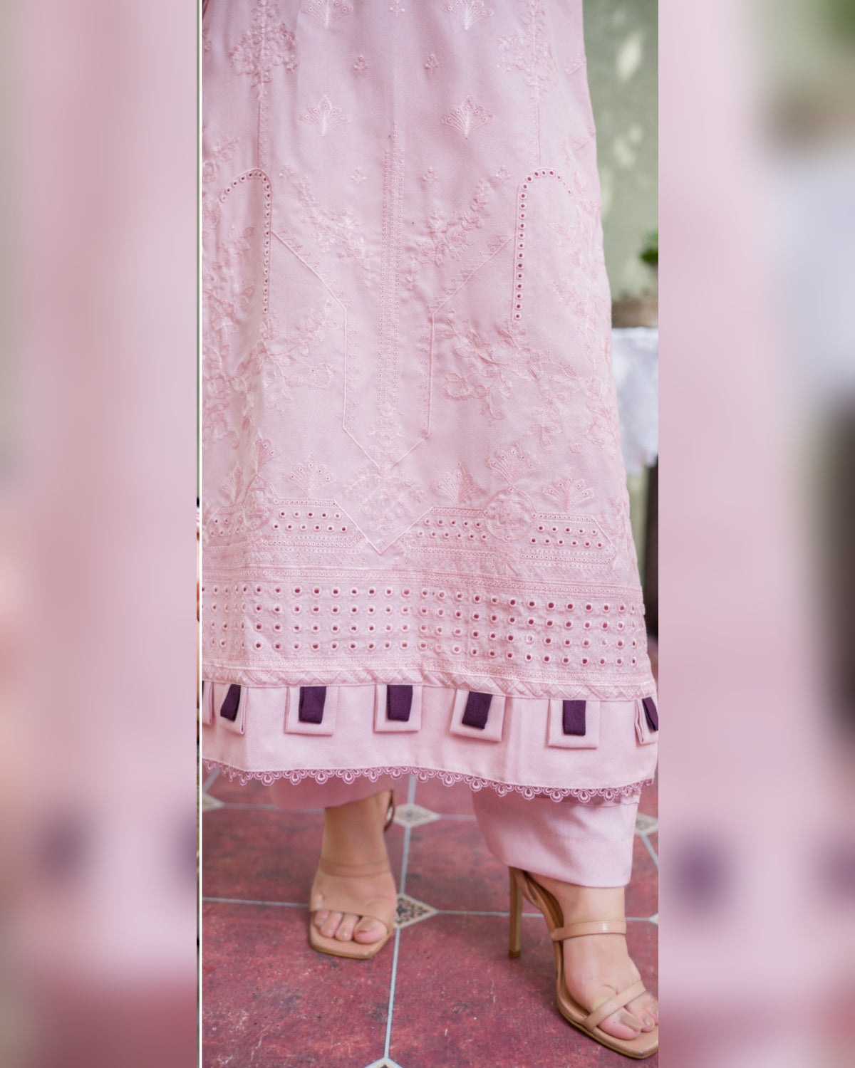 Gul-e-Laila Luxury Embroidered Dhanak 3 Piece Suit with Embroidered Shawl