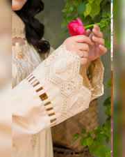 Gul-e-Laila Luxury Embroidered Dhanak 3 Piece Suit with Embroidered Shawl