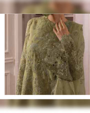 Parisa Safeera by Flossie – Luxury Embroidered Chiffon 3 Piece Unstitched Suit