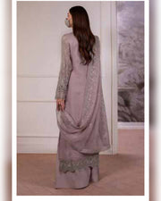 Parisa Safeera by Flossie – Luxury Embroidered Chiffon 3 Piece Unstitched Suit