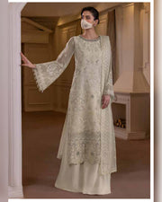 Parisa Safeera by Flossie – Luxury Embroidered Chiffon 3 Piece Unstitched Suit
