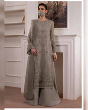 Parisa Safeera by Flossie – Luxury Embroidered Chiffon 3 Piece Unstitched Suit