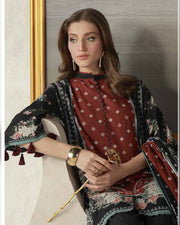 SAHAR Fall / Winter Digital Printed 3 Piece Khaddar Suit
