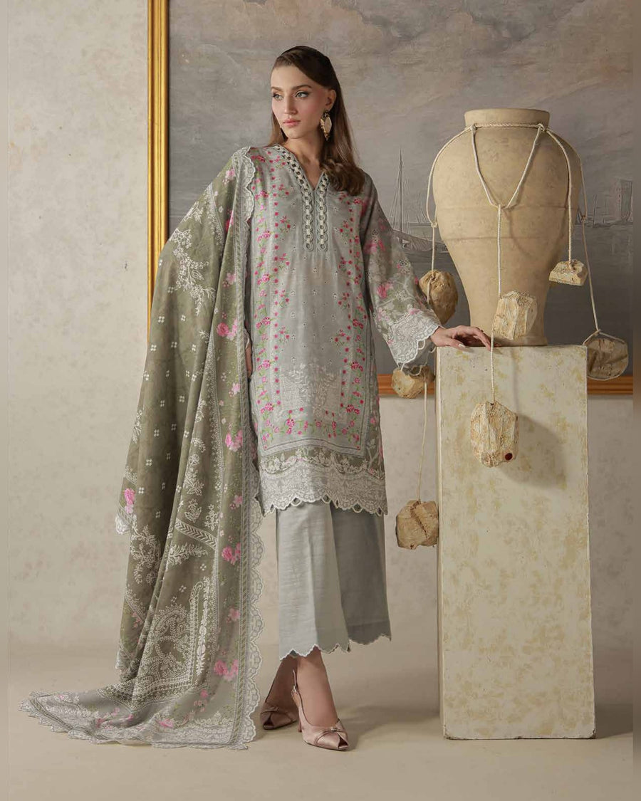 SAHAR Fall / Winter Digital Printed 3 Piece Khaddar Suit