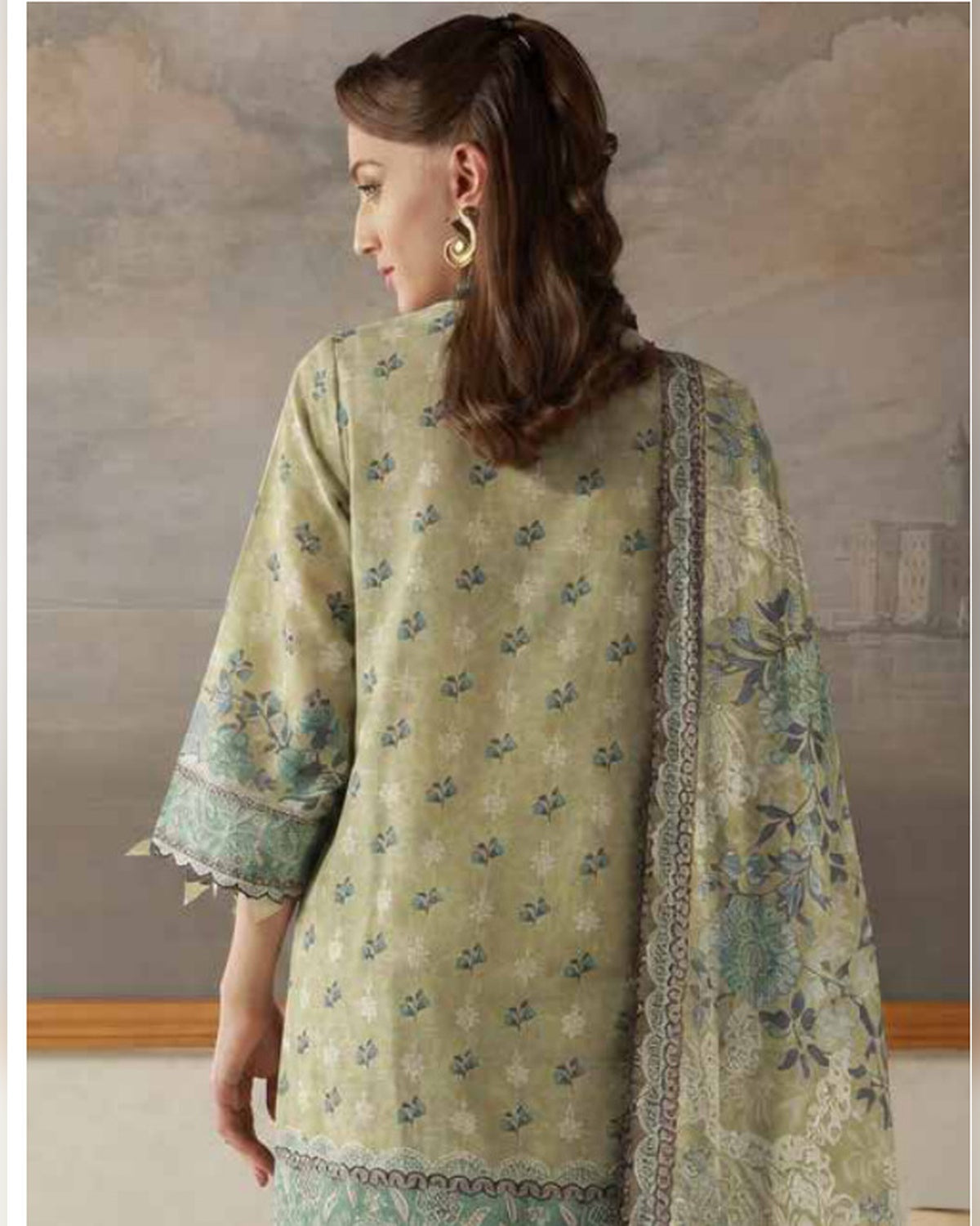 SAHAR Fall / Winter Digital Printed 3 Piece Khaddar Suit