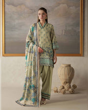 SAHAR Fall / Winter Digital Printed 3 Piece Khaddar Suit