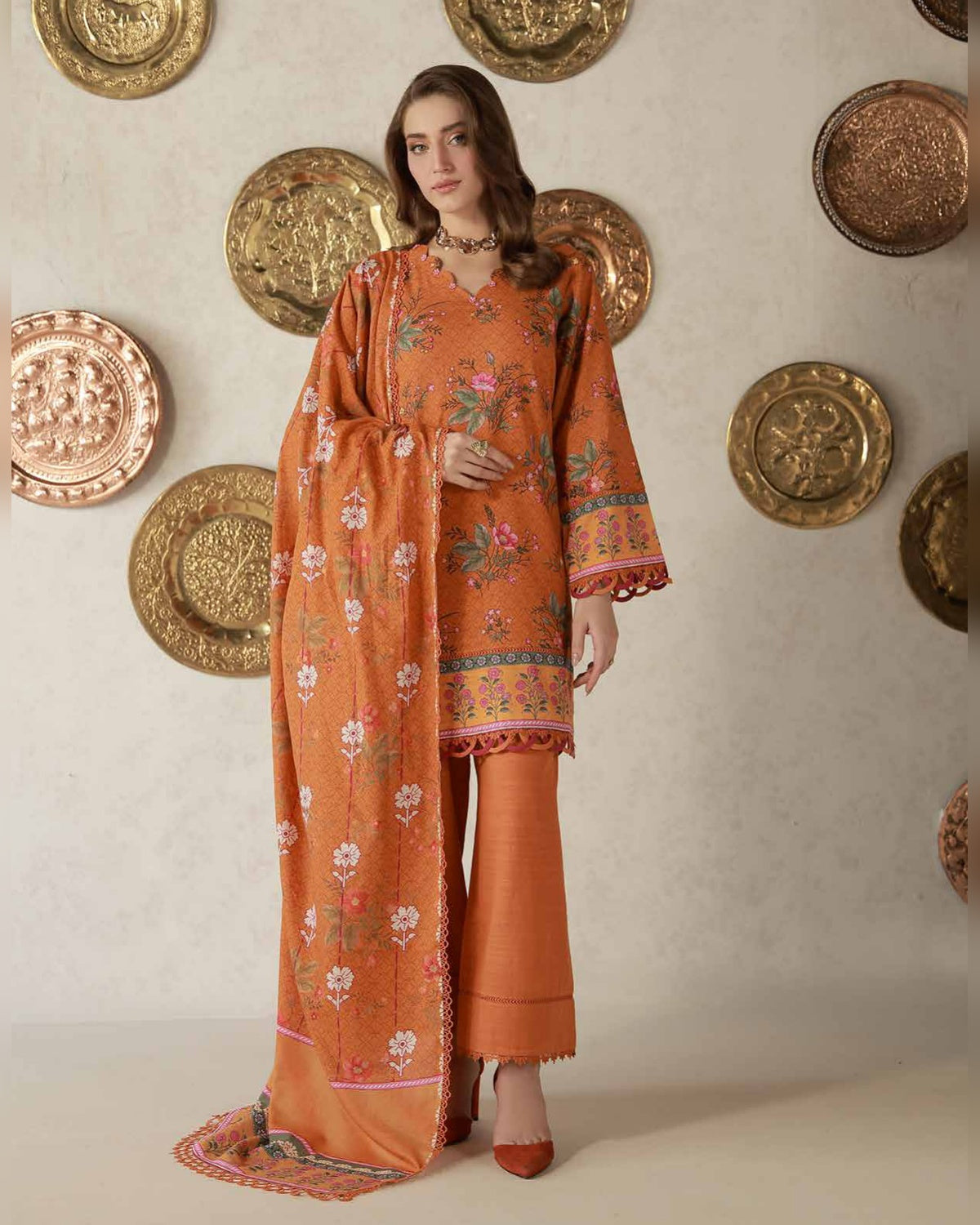 SAHAR Fall / Winter Digital Printed 3 Piece Khaddar Suit