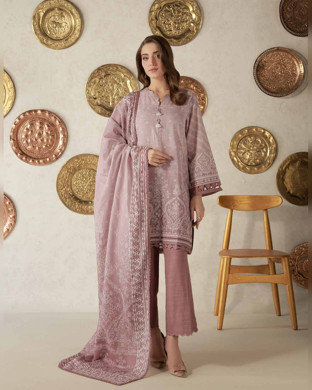 SAHAR Fall / Winter Digital Printed 3 Piece Khaddar Suit