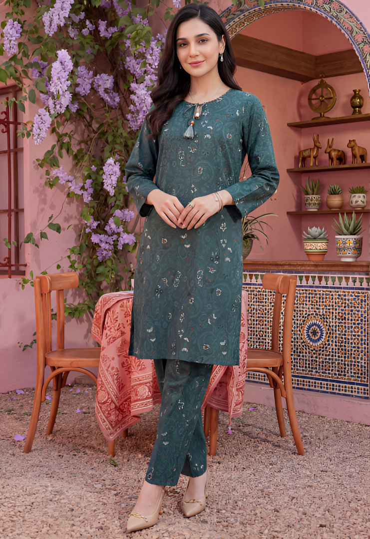 TEA PARTY (VOL-1) 2 Piece Stitched Collection By Tawakkal (D-4351)