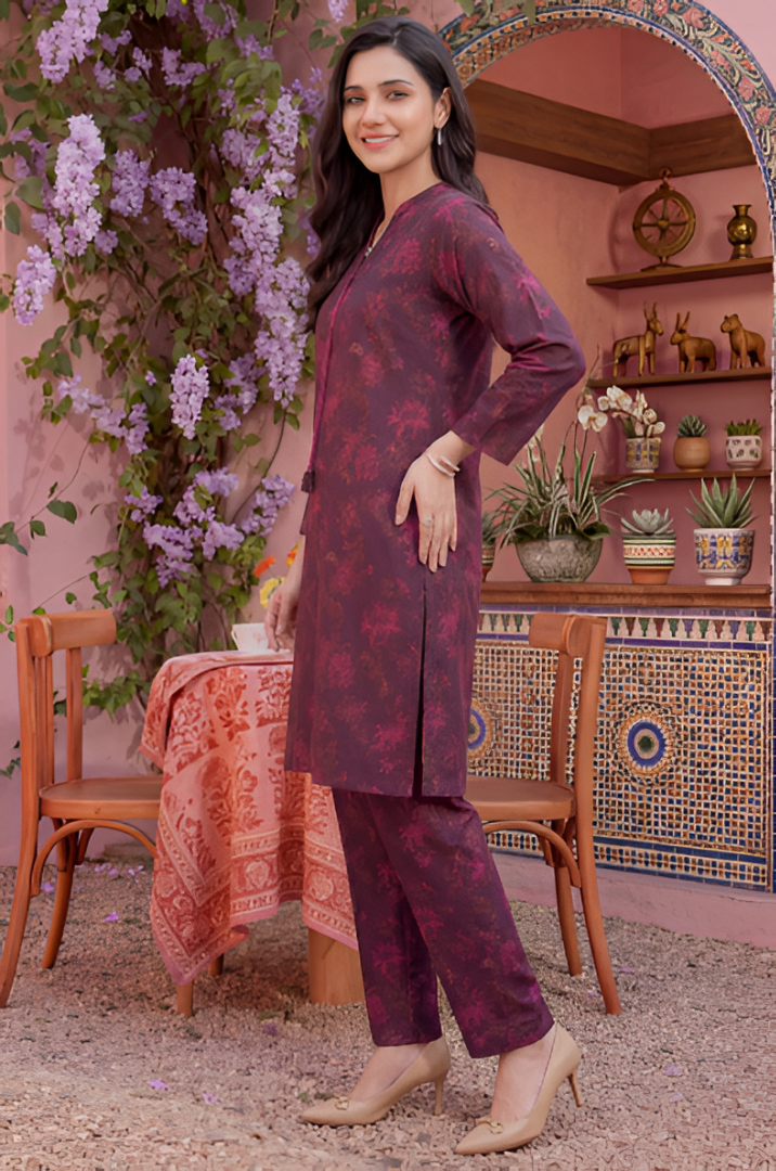 TEA PARTY (VOL-1) 2 Piece Stitched Collection By Tawakkal (D-4355)
