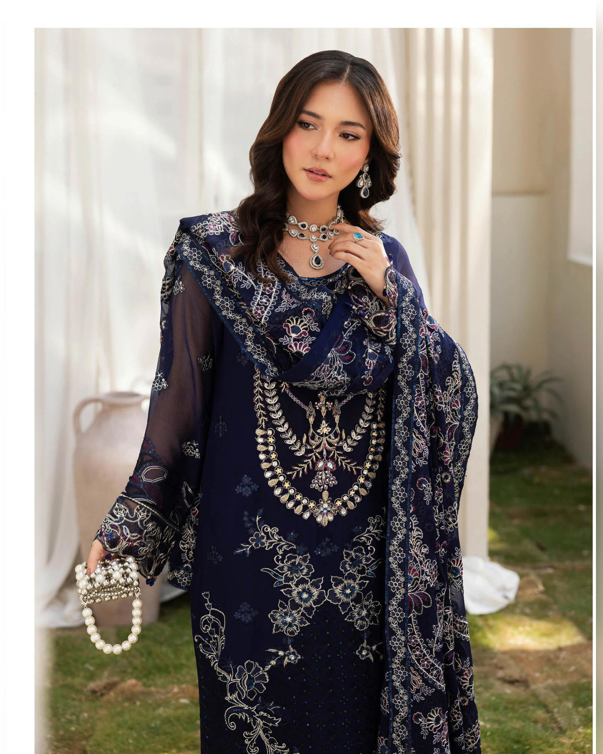 Dastan Chiffon Collection Vol. T-5 Luxury Embroidered 3 Piece Suit