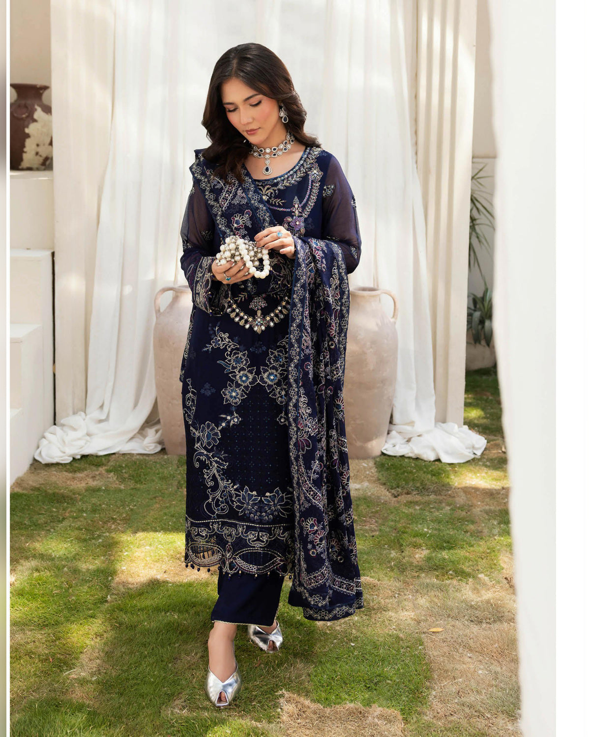 Dastan Chiffon Collection Vol. T-5 Luxury Embroidered 3 Piece Suit