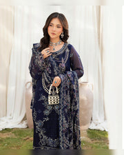 Dastan Chiffon Collection Vol. T-5 Luxury Embroidered 3 Piece Suit