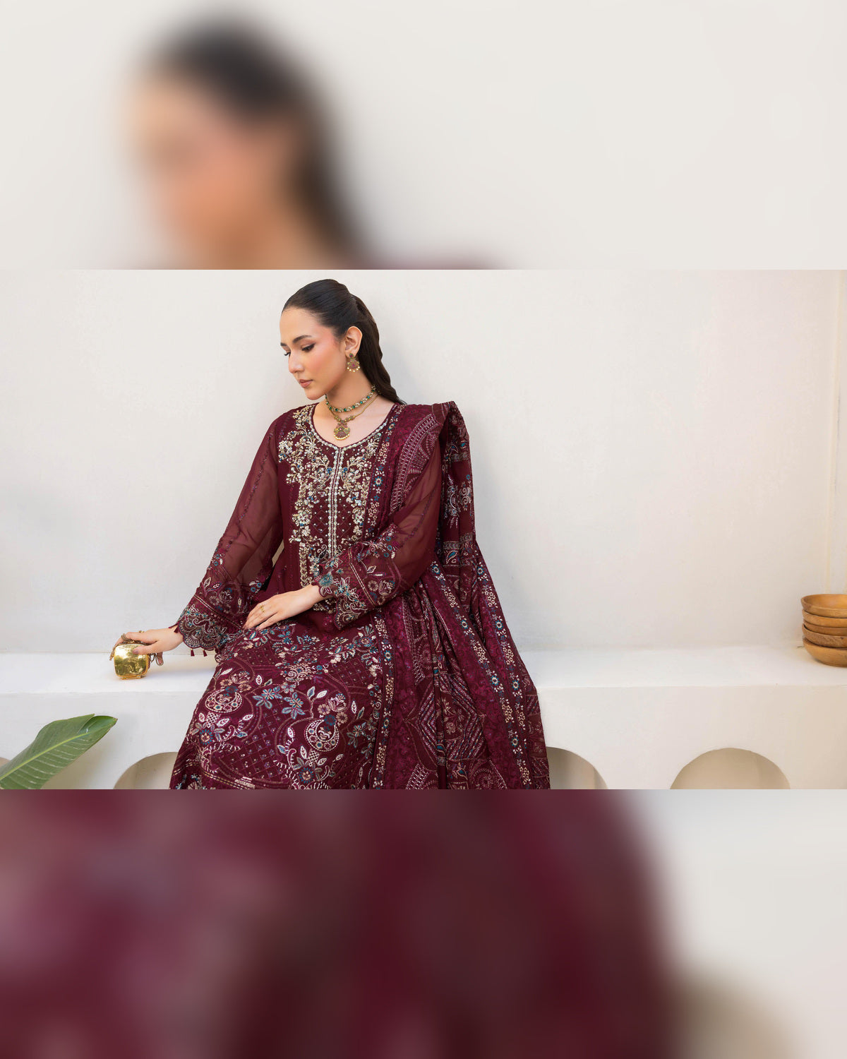 Dastan Chiffon Collection Vol. T-5 Luxury Embroidered 3 Piece Suit