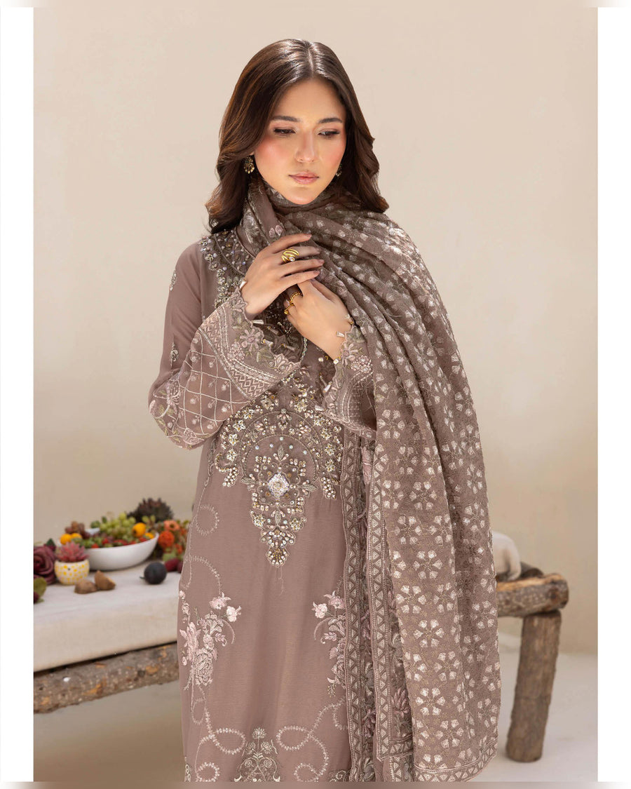 Dastan Chiffon Collection Vol. T-5 Luxury Embroidered 3 Piece Suit
