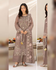 Dastan Chiffon Collection Vol. T-5 Luxury Embroidered 3 Piece Suit