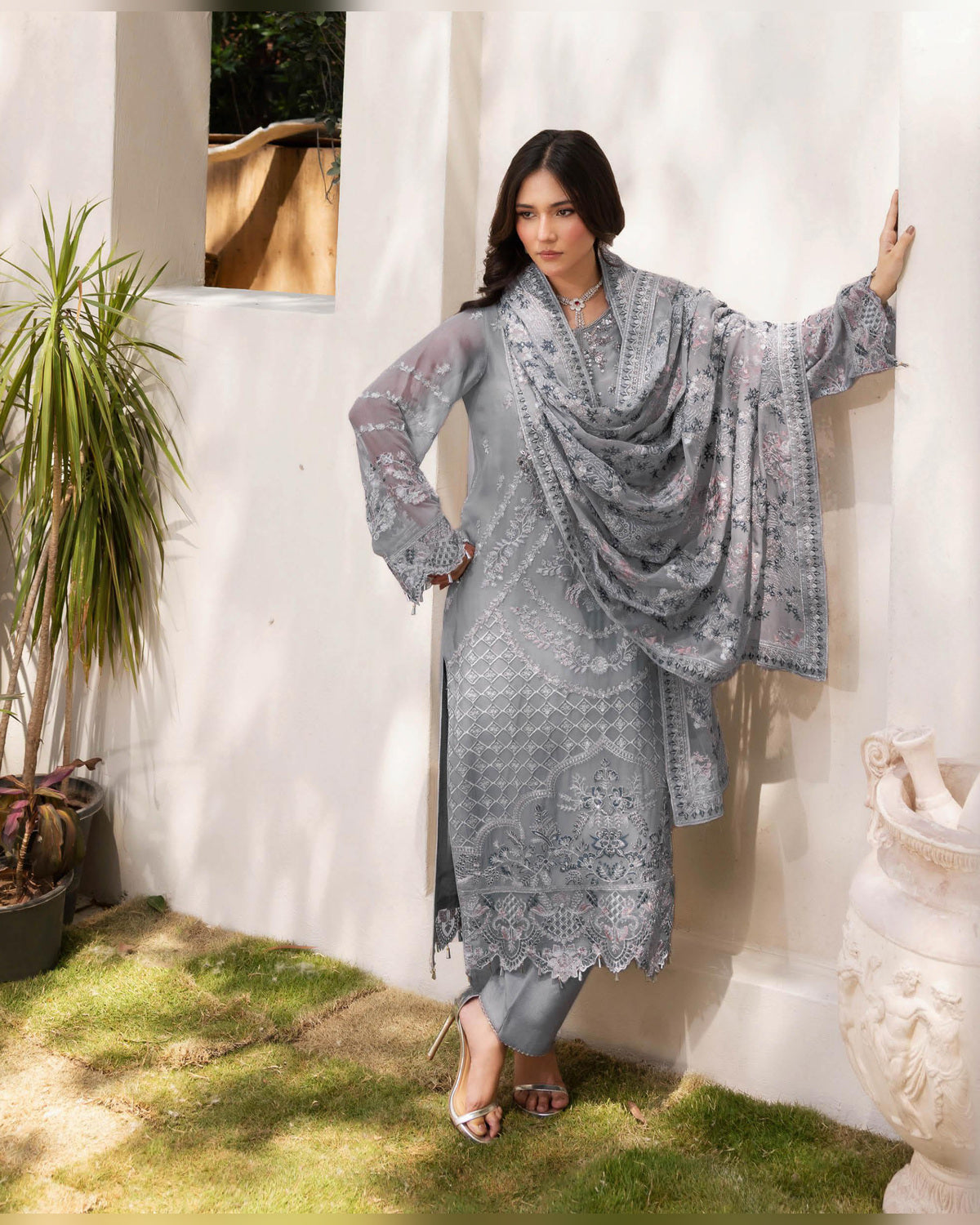 Dastan Chiffon Collection Vol. T-5 Luxury Embroidered 3 Piece Suit