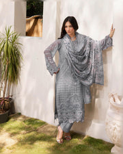 Dastan Chiffon Collection Vol. T-5 Luxury Embroidered 3 Piece Suit