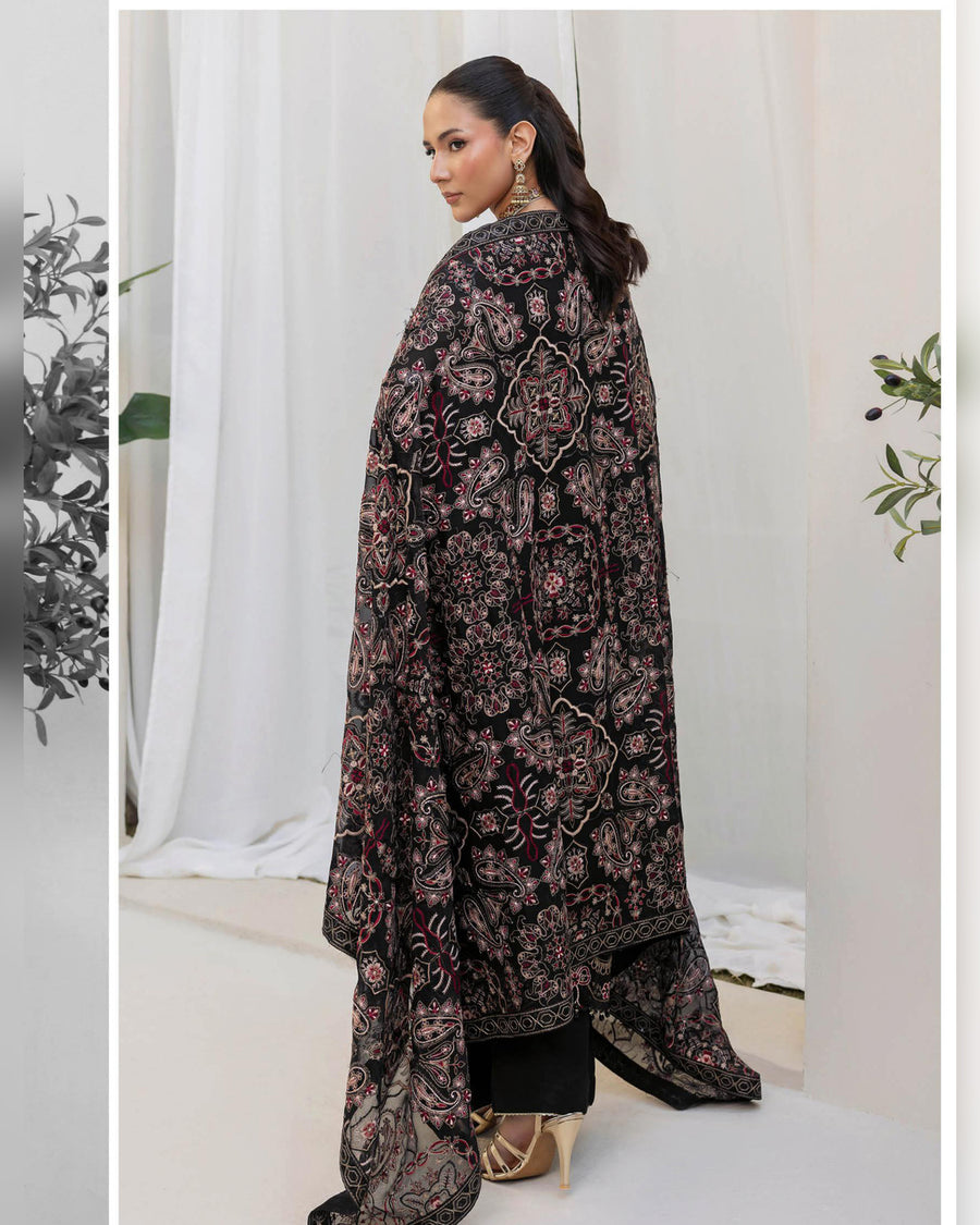 Dastan Chiffon Collection Vol. T-5 Luxury Embroidered 3 Piece Suit