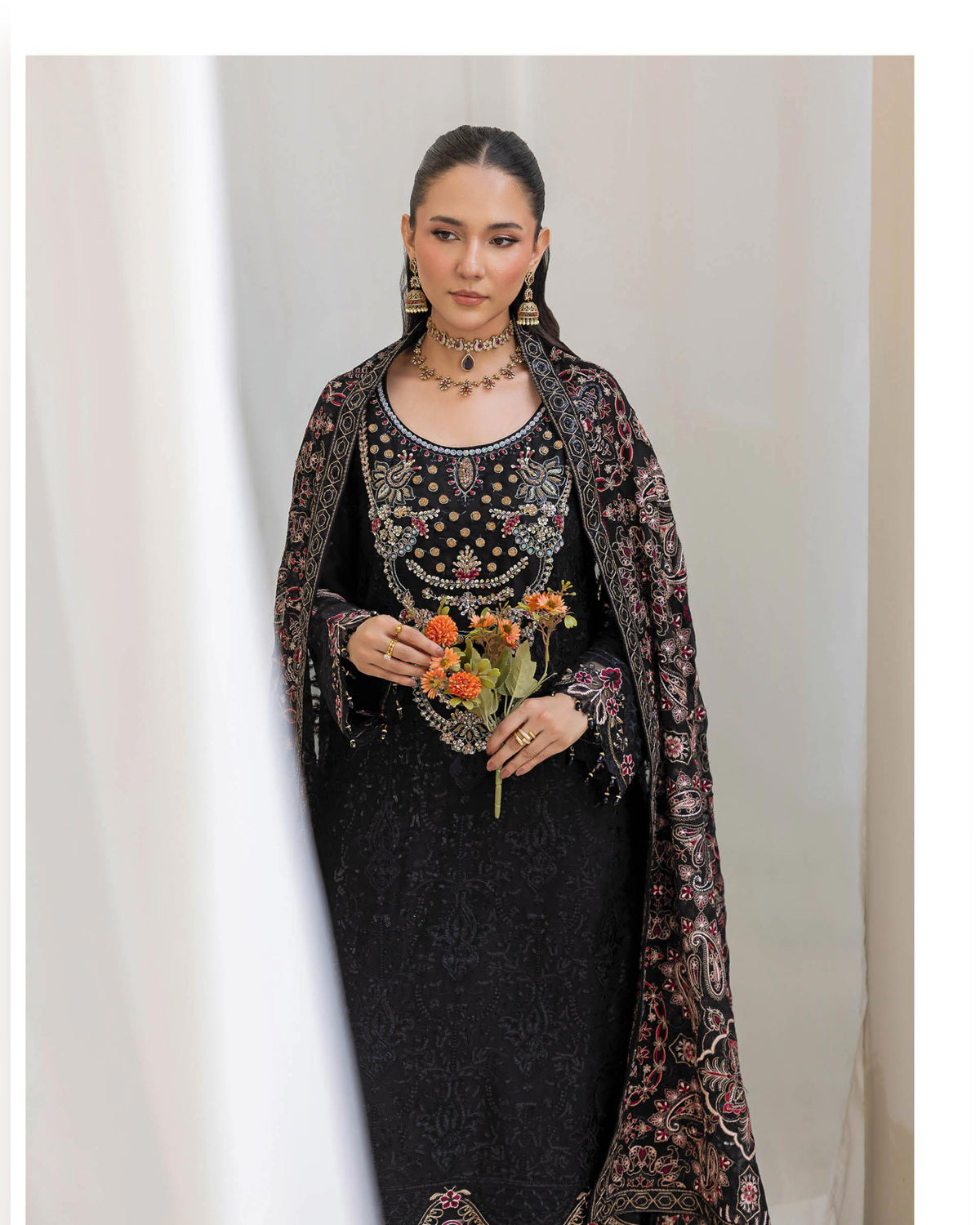 Dastan Chiffon Collection Vol. T-5 Luxury Embroidered 3 Piece Suit
