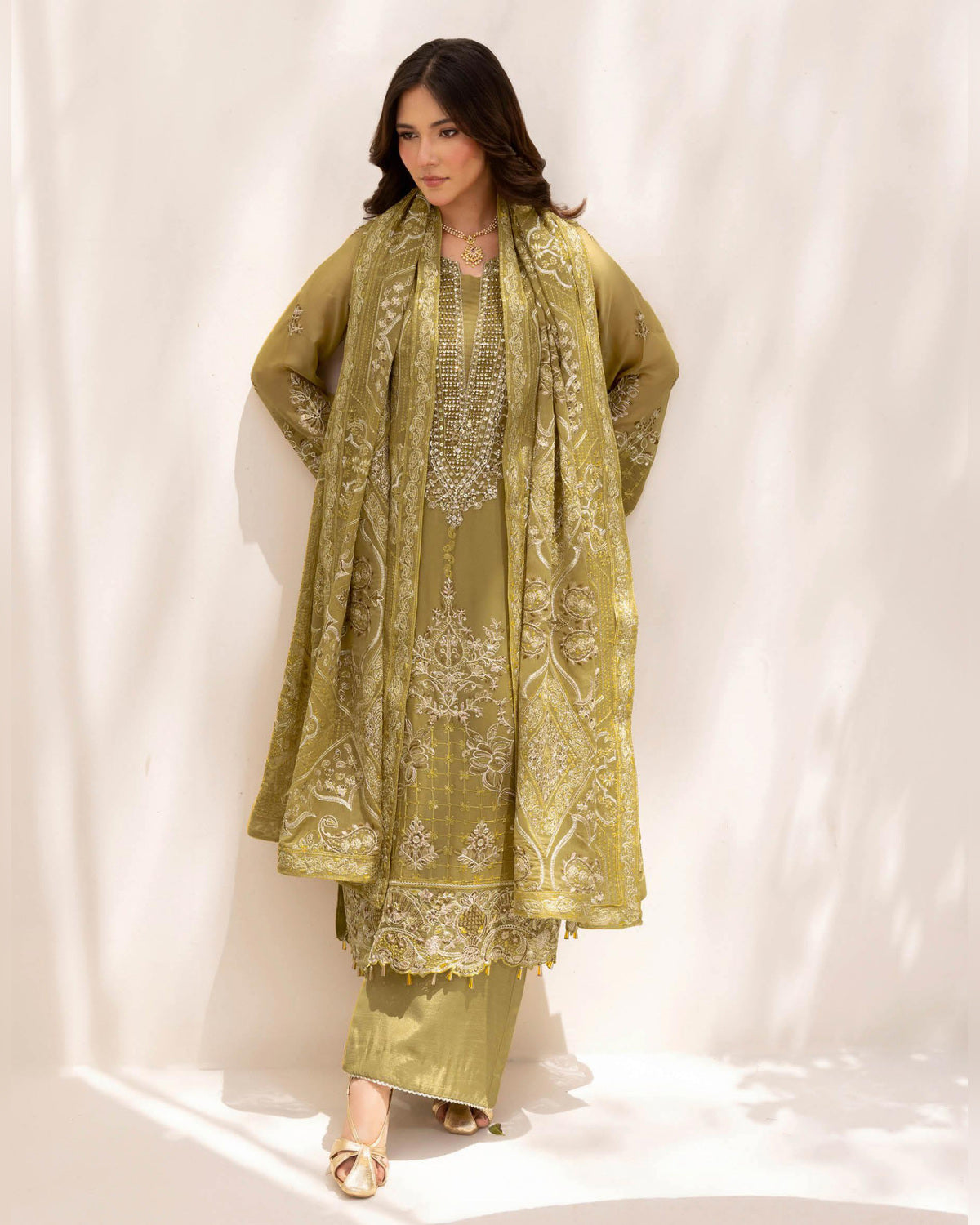 Dastan Chiffon Collection Vol. T-5 Luxury Embroidered 3 Piece Suit