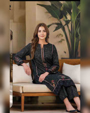 Limelight Printed Khaddar 2 Piece Unstitched Suit – Winter Collection