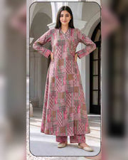 Limelight Premium Printed Khaddar Shirt – Unstitched Winter Collection