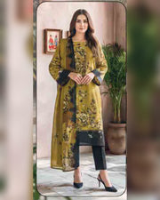 Limelight Printed Khaddar 2 Piece Unstitched Suit – Winter Collection