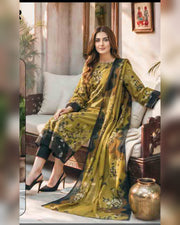 Limelight Printed Khaddar 2 Piece Unstitched Suit – Winter Collection