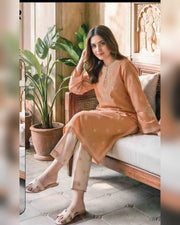 Limelight Printed Khaddar 2 Piece Unstitched Suit – Winter Collection
