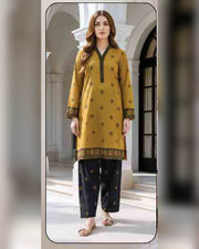 Limelight Printed Khaddar 2 Piece Unstitched Suit – Winter Collection