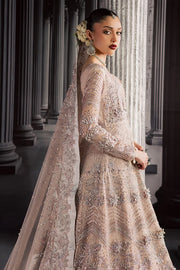 Luxury Hand Embellished Embroidered Net Formal Suit with Raw Silk Trouser