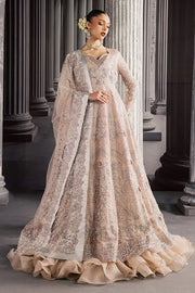 Luxury Hand Embellished Embroidered Net Formal Suit with Raw Silk Trouser
