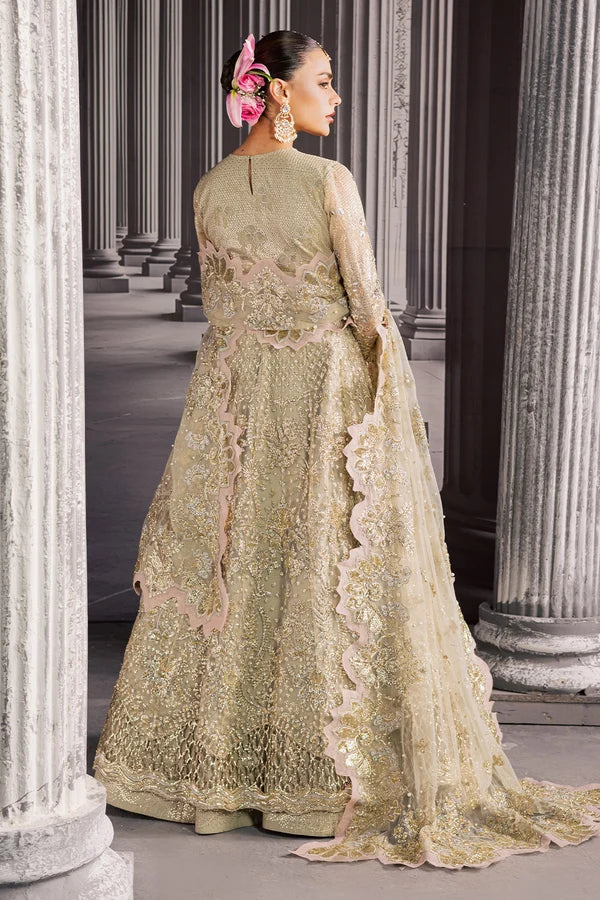 Nureh Muse Formals – Luxury Embroidered Net Unstitched Suit with Hand Embellishment (NFM-03)