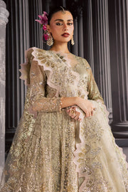 Nureh Muse Formals – Luxury Embroidered Net Unstitched Suit with Hand Embellishment (NFM-03)