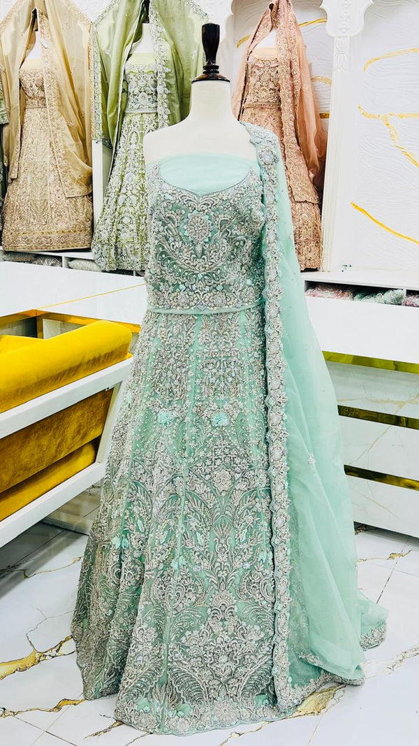 Modern Bridal Maxi Dress 2026 - Wedding Collection | Star Fabrics