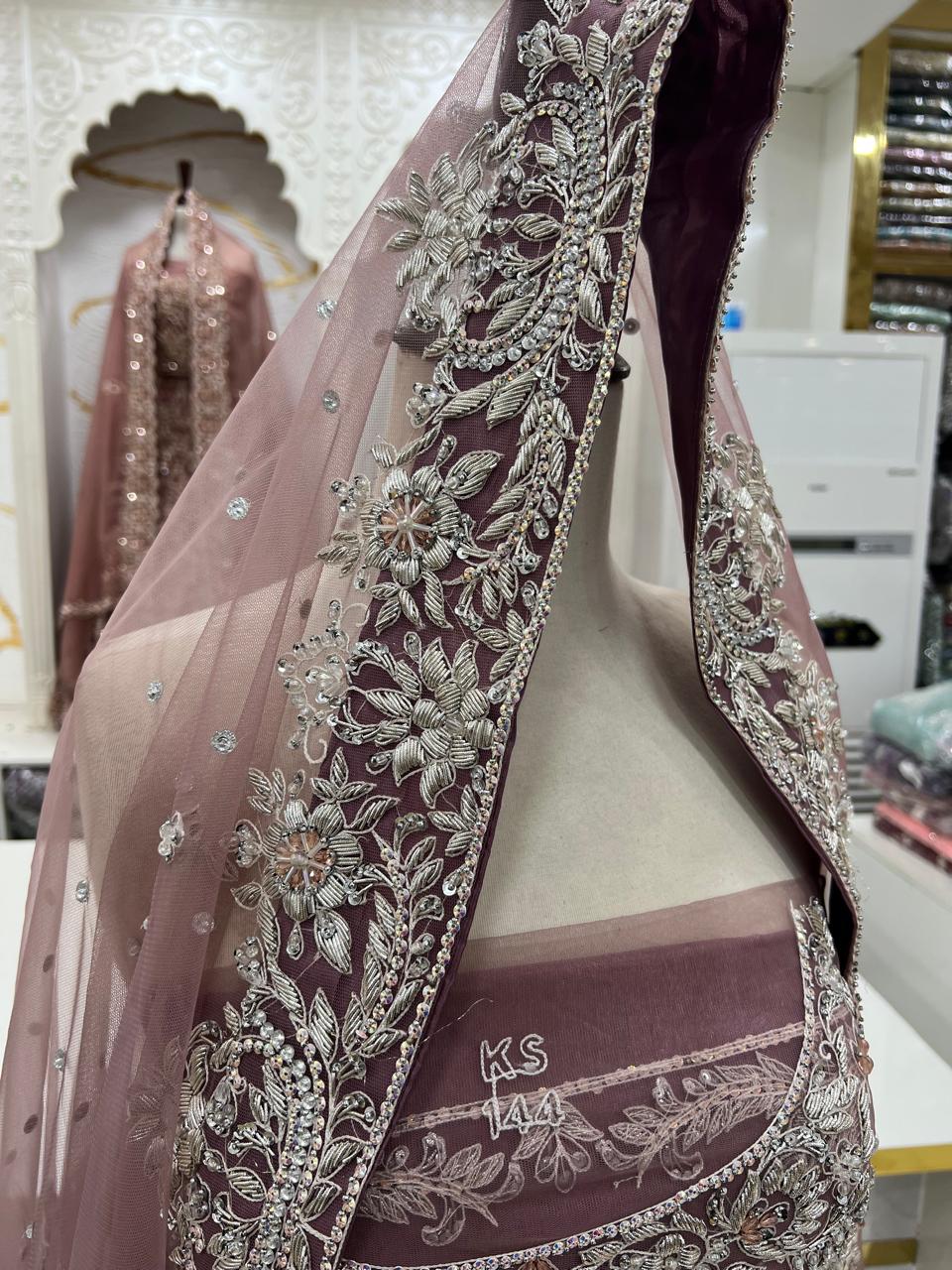 Bridal Maxi Dress 2026 | Elegant Wedding Wear – Star Fabrics (AZ5958)