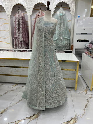 Bridal Maxi Dress 2026 | Elegant Wedding Wear – Star Fabrics (AZ5955)