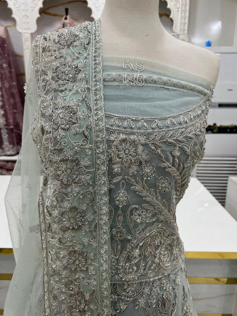 Bridal Maxi Dress 2026 | Elegant Wedding Wear – Star Fabrics (AZ5955)
