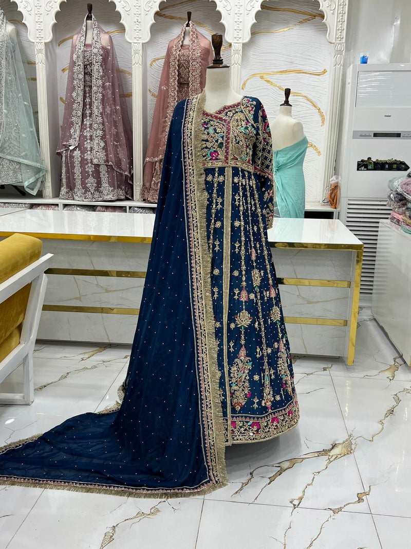 Bridal Maxi Dress 2026 | Elegant Wedding Wear – Star Fabrics (AZ6299)