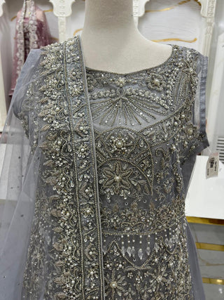 Bridal Maxi Dress 2026 | Elegant Wedding Wear – Star Fabrics (Az4698)