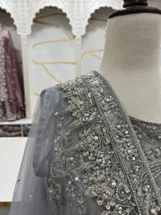 Bridal Maxi Dress 2026 | Elegant Wedding Wear – Star Fabrics (Az4698)