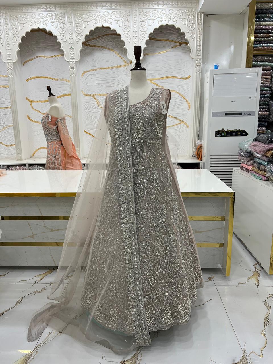 Bridal Maxi Dress 2026 | Elegant Wedding Wear – Star Fabrics (AZ4700)