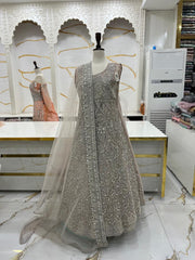 Bridal Maxi Dress 2026 | Elegant Wedding Wear – Star Fabrics (AZ4700)